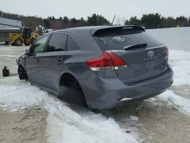 4T3BA3BB7FU072422 - 2015 TOYOTA VENZA LE GRAY photo 3