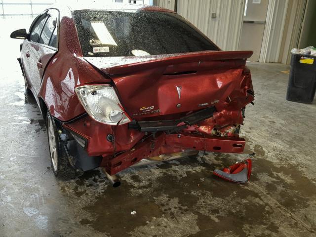 1G2ZJ57K794249074 - 2009 PONTIAC G6 RED photo 9