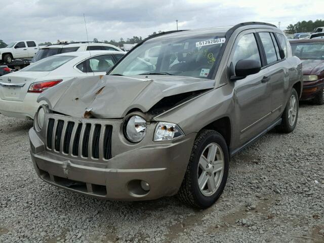 1J8FT47W78D691804 - 2008 JEEP COMPASS SP SILVER photo 2