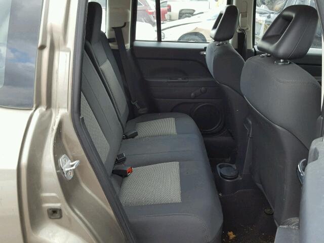 1J8FT47W78D691804 - 2008 JEEP COMPASS SP SILVER photo 6