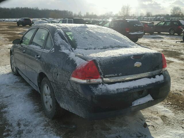 2G1WT57N891248099 - 2009 CHEVROLET IMPALA 1LT BLUE photo 3