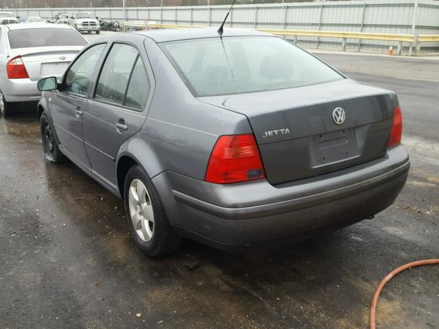 3VWSK69MX3M038345 - 2003 VOLKSWAGEN JETTA GLS GRAY photo 3