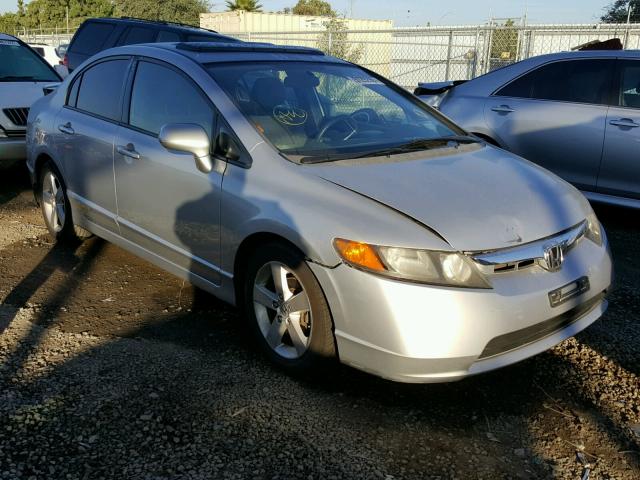 1HGFA16828L028744 - 2008 HONDA CIVIC EX SILVER photo 1