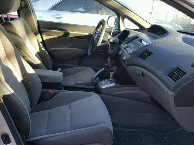 1HGFA16828L028744 - 2008 HONDA CIVIC EX SILVER photo 5