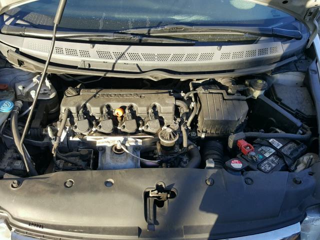 1HGFA16828L028744 - 2008 HONDA CIVIC EX SILVER photo 7