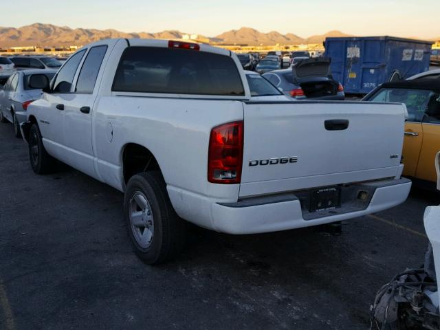 1D7HA18D43J631349 - 2003 DODGE RAM 1500 S WHITE photo 3