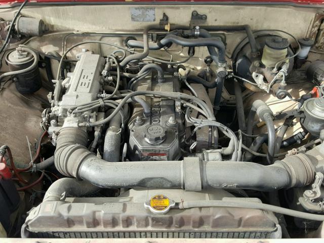 JT4RN55E7H0236828 - 1987 TOYOTA PICKUP 1 T RED photo 7