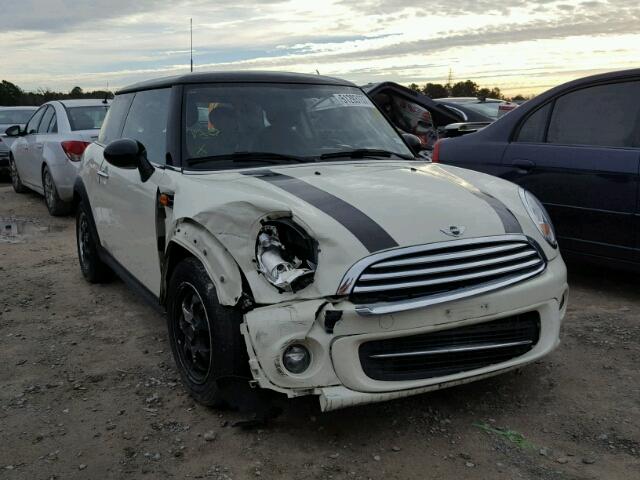 WMWSU3C52DT547536 - 2013 MINI COOPER WHITE photo 1