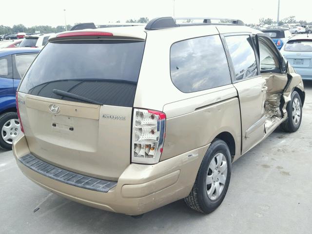 KNDMC233976038487 - 2007 HYUNDAI ENTOURAGE GOLD photo 4