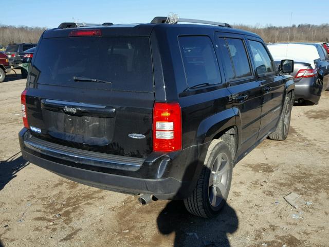 1C4NJPFA7GD677027 - 2016 JEEP PATRIOT LA BLACK photo 4