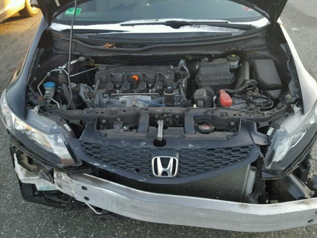 2HGFG3B51DH504222 - 2013 HONDA CIVIC LX BLACK photo 7