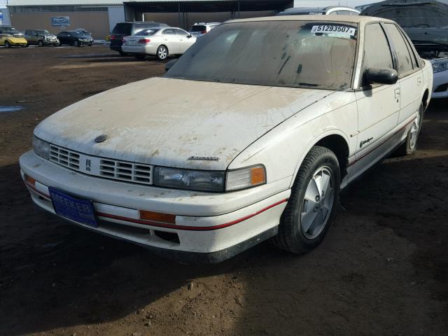 1G3WR54T7LD318454 - 1990 OLDSMOBILE CUTLASS SU WHITE photo 2