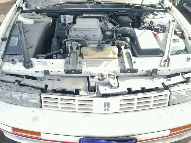 1G3WR54T7LD318454 - 1990 OLDSMOBILE CUTLASS SU WHITE photo 7