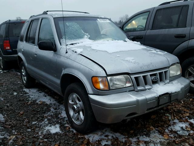 KNDJA723325144410 - 2002 KIA SPORTAGE SILVER photo 1