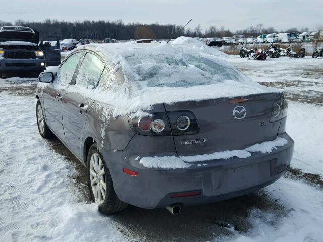 JM1BK323771623437 - 2007 MAZDA 3 S GRAY photo 3