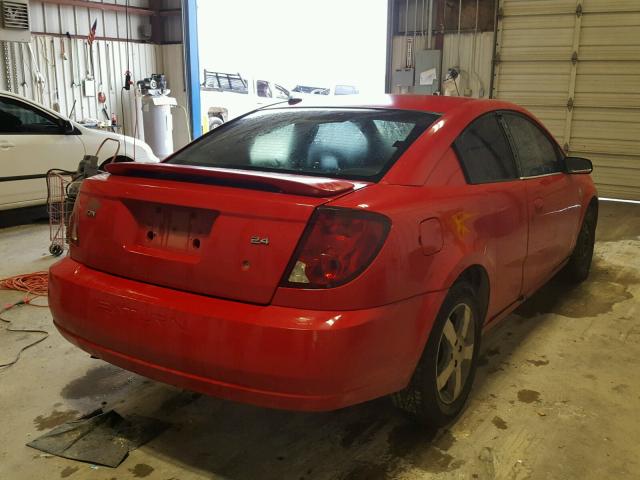 1G8AW15B56Z133273 - 2006 SATURN ION LEVEL წითელი ფოტო 4