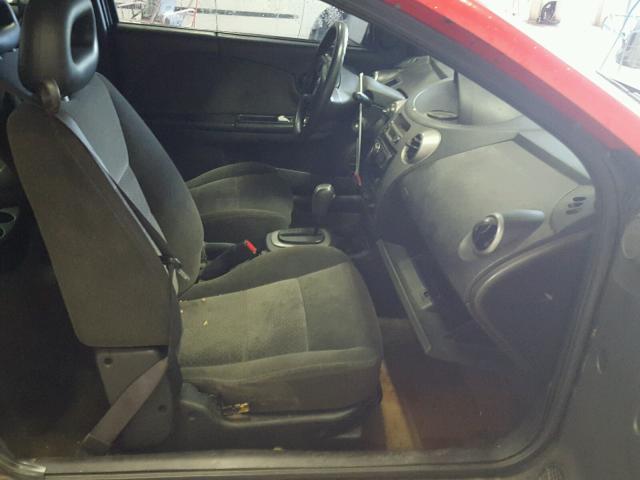 1G8AW15B56Z133273 - 2006 SATURN ION LEVEL წითელი ფოტო 5