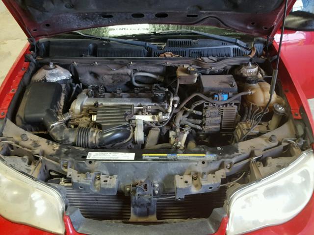 1G8AW15B56Z133273 - 2006 SATURN ION LEVEL წითელი ფოტო 7
