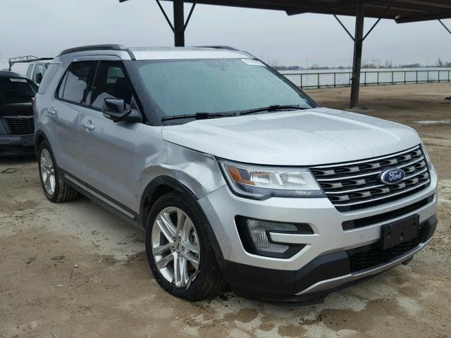 1FM5K7D89HGD52954 - 2017 FORD EXPLORER X SILVER photo 1