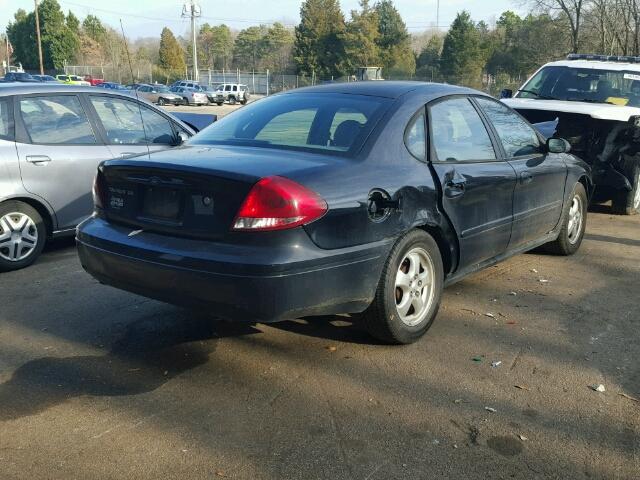 1FAFP53U76A170642 - 2006 FORD TAURUS SE BLACK photo 4