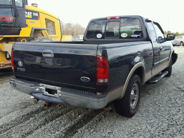 1FTRX17L7YNA49428 - 2000 FORD F150 BLACK photo 4