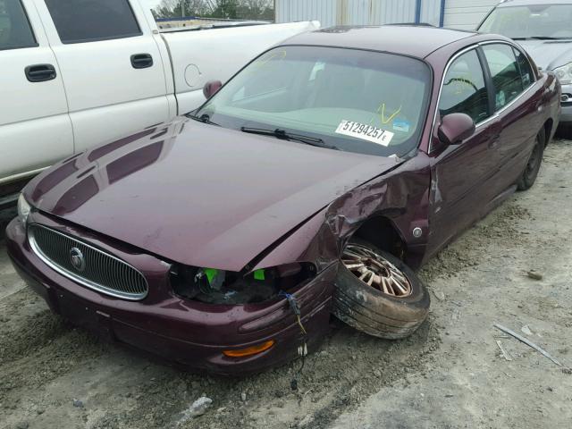 1G4HP52K034160138 - 2003 BUICK LESABRE CU MAROON photo 2