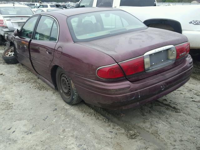 1G4HP52K034160138 - 2003 BUICK LESABRE CU MAROON photo 3