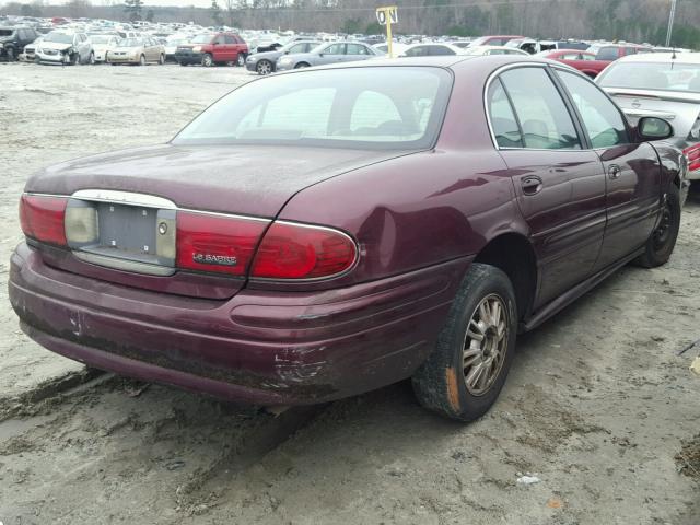 1G4HP52K034160138 - 2003 BUICK LESABRE CU MAROON photo 4