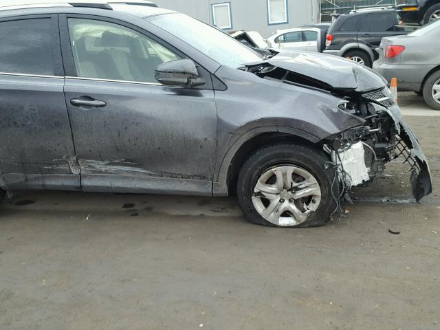 JTMZFREV4EJ019747 - 2014 TOYOTA RAV4 LE Grafit foto 9