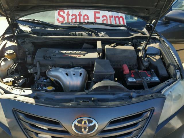 4T1BE46K58U243359 - 2008 TOYOTA CAMRY CE GRAY photo 7