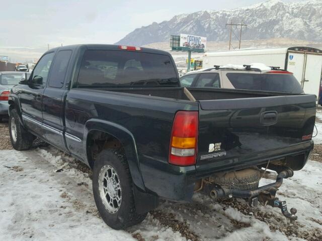 1GTGK29U71Z172386 - 2001 GMC NEW SIERRA GREEN photo 3