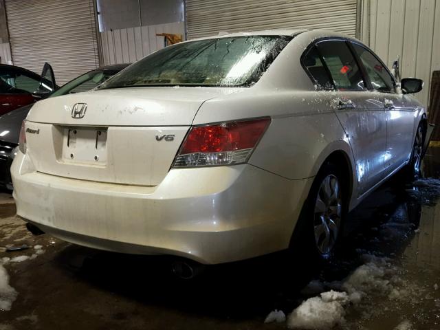 1HGCP36868A066969 - 2008 HONDA ACCORD EXL WHITE photo 4