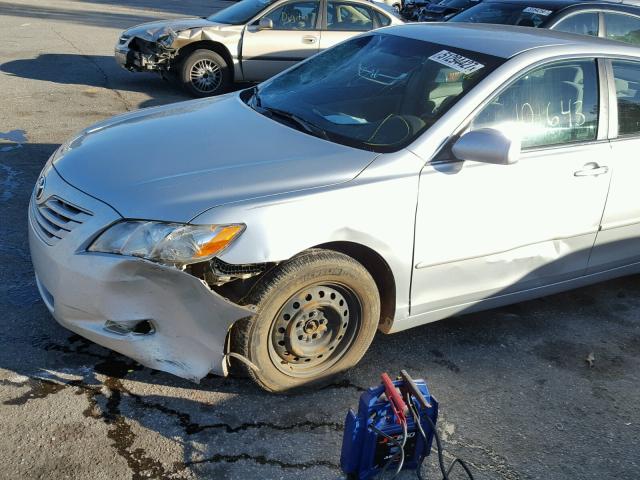 4T1BE46K79U363598 - 2009 TOYOTA CAMRY BASE SILVER photo 9