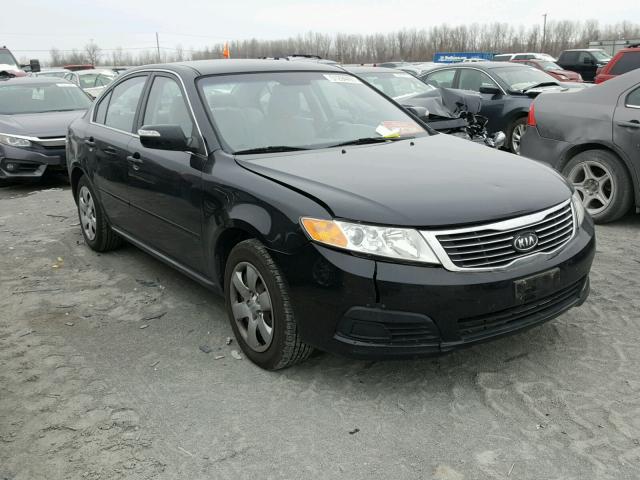 KNAGG4A85A5393677 - 2010 KIA OPTIMA LX BLACK photo 1