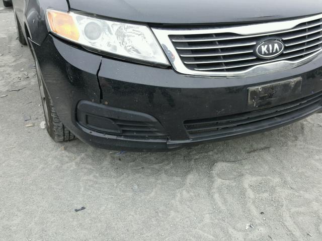 KNAGG4A85A5393677 - 2010 KIA OPTIMA LX BLACK photo 9