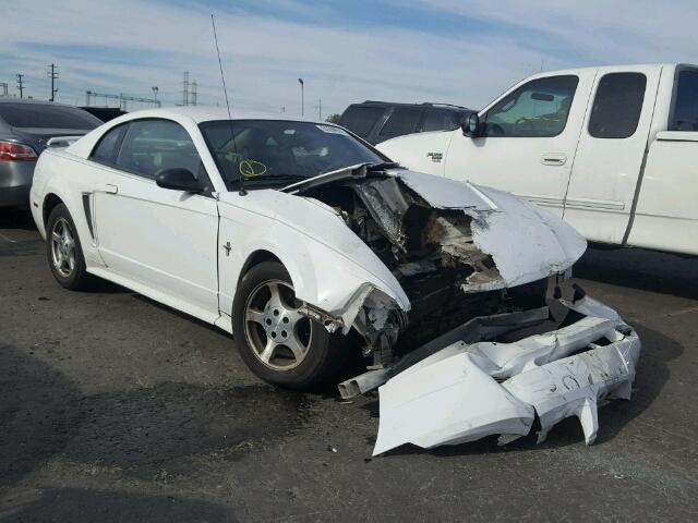 1FAFP40453F312614 - 2003 FORD MUSTANG WHITE photo 1