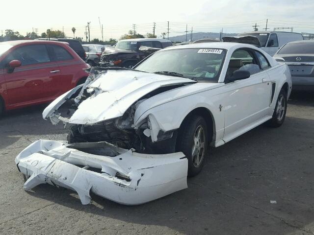 1FAFP40453F312614 - 2003 FORD MUSTANG WHITE photo 2