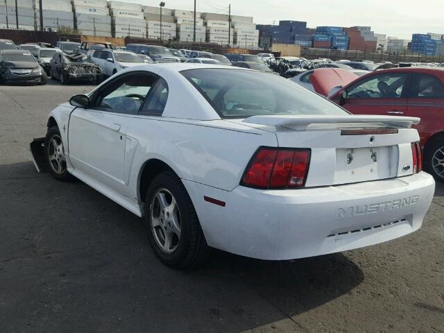 1FAFP40453F312614 - 2003 FORD MUSTANG WHITE photo 3