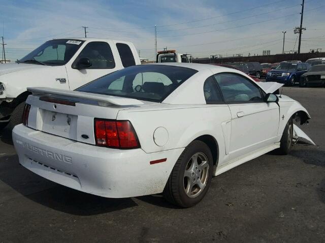 1FAFP40453F312614 - 2003 FORD MUSTANG WHITE photo 4