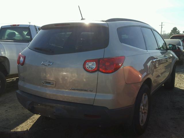 1GNLVGED2AJ220164 - 2010 CHEVROLET TRAVERSE L TAN photo 4