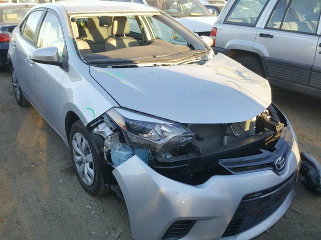 5YFBURHE0GP549344 - 2016 TOYOTA COROLLA L SILVER photo 1