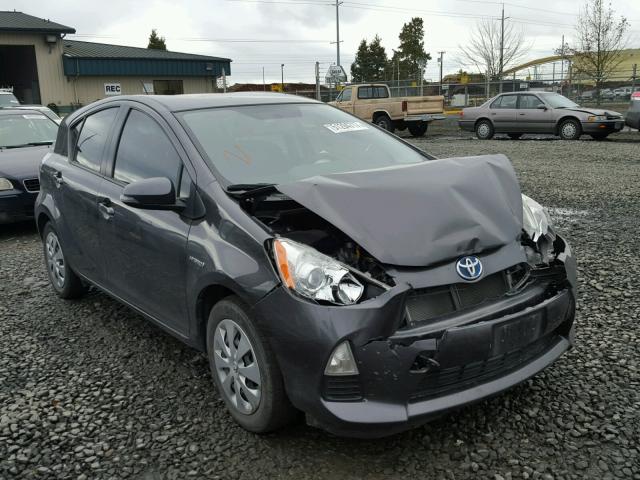 JTDKDTB39E1085413 - 2014 TOYOTA PRIUS C BLACK photo 1