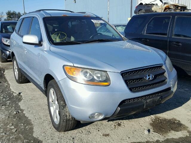 5NMSH13E97H023155 - 2007 HYUNDAI SANTA FE S BLUE photo 1