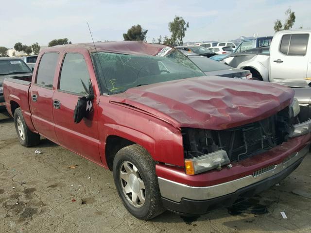 2GCEC13T461132331 - 2006 CHEVROLET SILVERADO MAROON photo 1