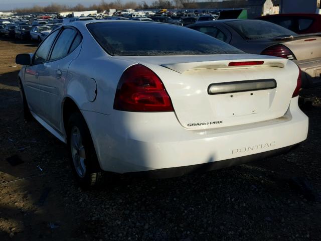 2G2WP552861230545 - 2006 PONTIAC GRAND PRIX WHITE photo 3