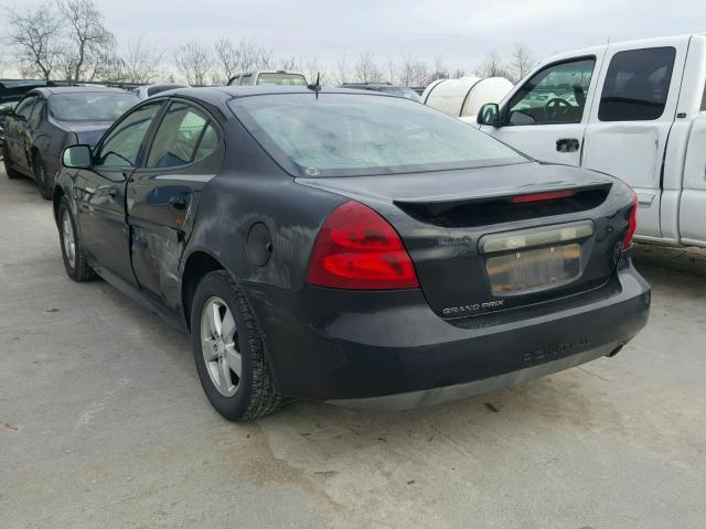 2G2WP552481187499 - 2008 PONTIAC GRAND PRIX BLACK photo 3