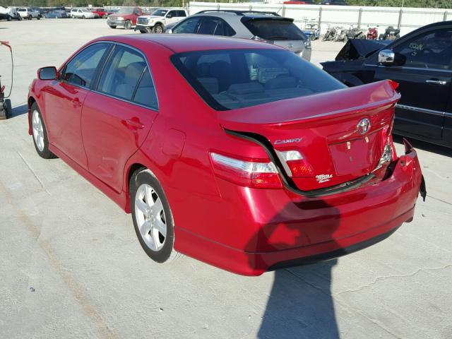 4T1BE46KX7U022550 - 2007 TOYOTA CAMRY NEW RED photo 3