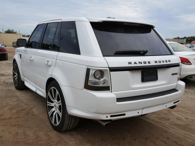 SALSH2E4XDA786441 - 2013 LAND ROVER RANGE ROVE WHITE photo 3