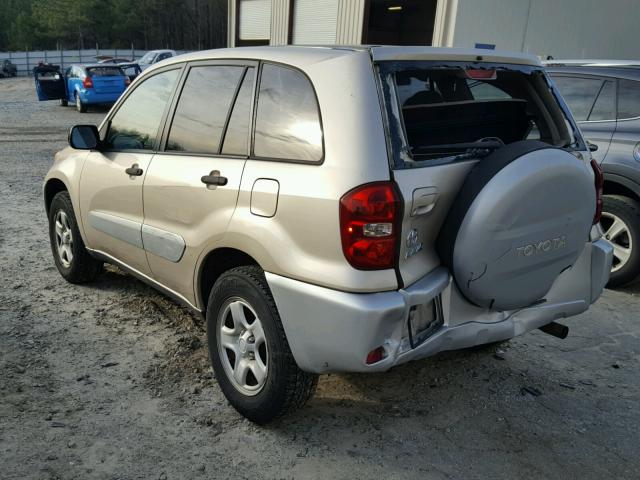 JTEGD20V140017112 - 2004 TOYOTA RAV4 GOLD photo 3