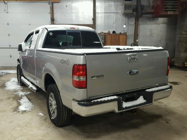 1FTPX14596FB71051 - 2006 FORD F150 SILVER photo 3